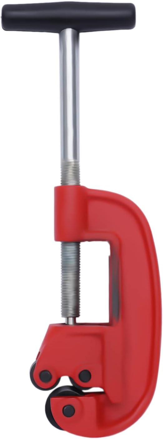 Eapmic BSTP Ratchet Pipe Threader Kit Portable Handheld Manual Pipe Thread Tool Set Ratcheting Pipe Threading Tool with 5 Dies Set 3/8'', 1/2'', 3/4'', 1'', 1-1/4'' + Pipe Cutter + Pipe Vise
