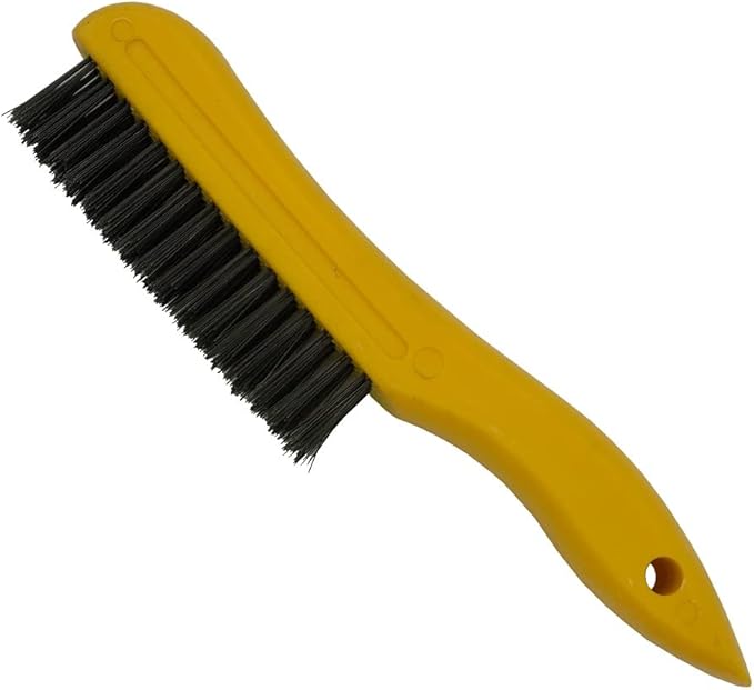 Welding Chipping Hammer with Coil Spring Handle,10.5",Cone and Vertical Chisel/ 10" Wire Brush(Yellow), VASTOOLS Chipping Hammer