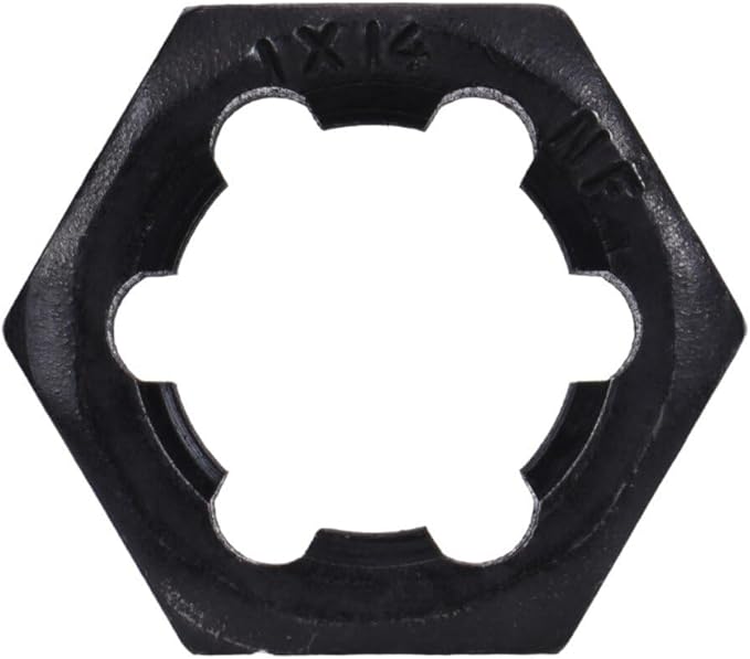 Century Drill & Tool 92920 1-14 NF, National Fine Fractional Right Hand Rethreading Die, High Carbon Steel, For Chasing, Repairing, and Restoring Damaged Bolts or Studs