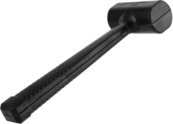 5 Pieces Deadblow Hammer Set, 0.5LB, 1LB, 1.5Lbs, 2LB, 3Lbs Rubber Mallet, Rubber Hammer with Checkered Grip, Spark and Rebound Resistant Hammers