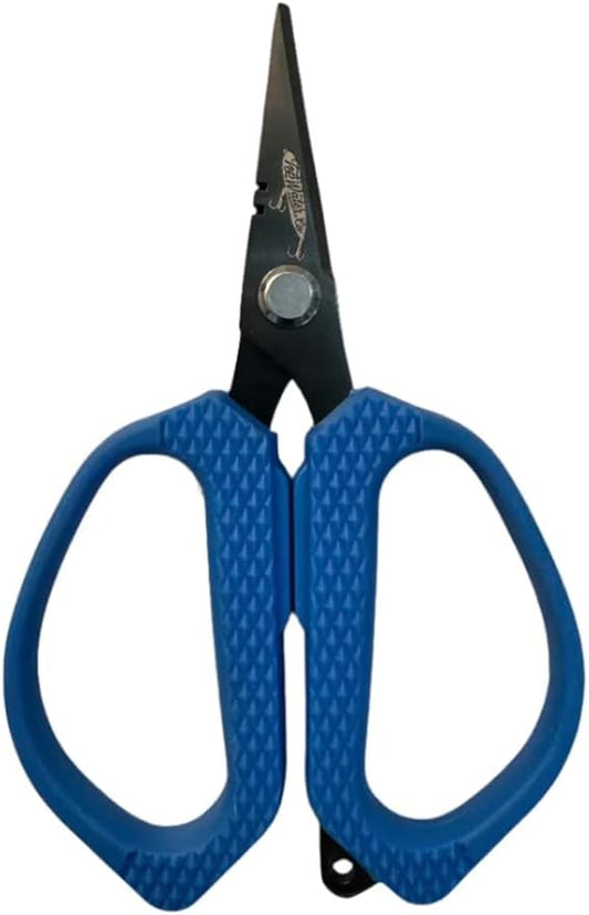 Topwater Co. Mini Braid Scissors ??Compact Fishing Line Cutters for Braid, Mono & Fluoro | Sharp Stainless Steel, Non-Slip Grip, Saltwater & Freshwater Use