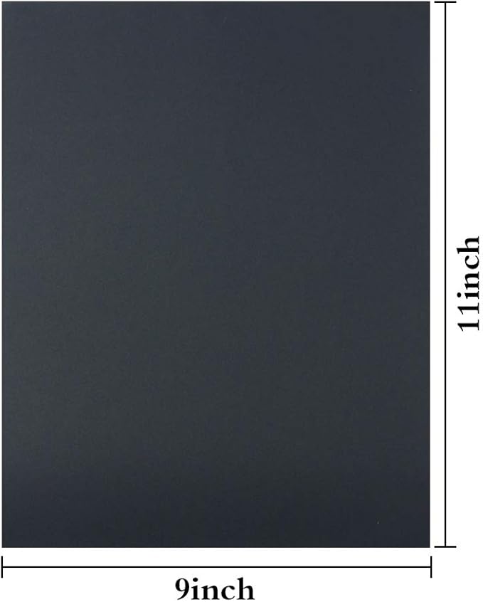 Sandpaper Assortment 600 800 1000 1200 1500 2000 Fine Grit, 30 Sheets Sand Paper Assortment Pack, 9 x 11 Inches Silicon Carbide Wet Dry Sanding Sheet for Wood Furniture, Metal Sanding, Automotive