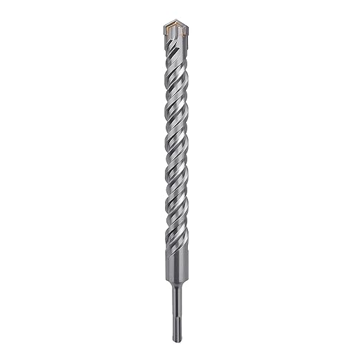 1-1/8 in x 12.2 in (28 x 310mm) SDS Plus Rotary Hammer Drill Bit, Concrete Drill Bit,Masonry Drill Bit for Concrete, Brick and Cement, Length : 310mm / 12.2 inch, 1-1/8 inch （ 28mm