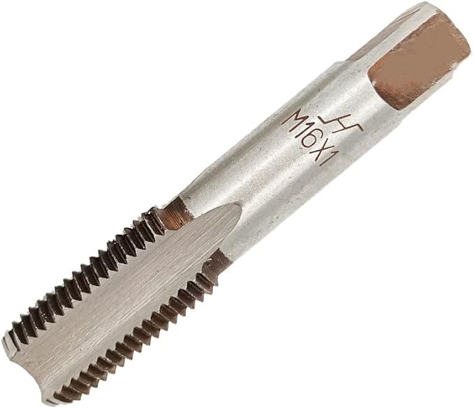 Mactoom 16mm x 1 HSS Metric Tap and Die Set Right Hand Thread,Tapping DIY Tool 3pcs (M16 x 1mm)