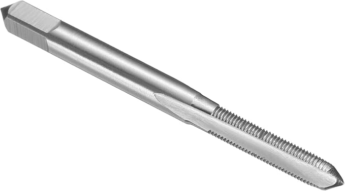 uxcell Hand Plug Tap M4.5 x 0.5 H2 Metric Thread Plug Style Taps Straight Flute Screw Tapping Threading Tool High Speed Steel HSS6542