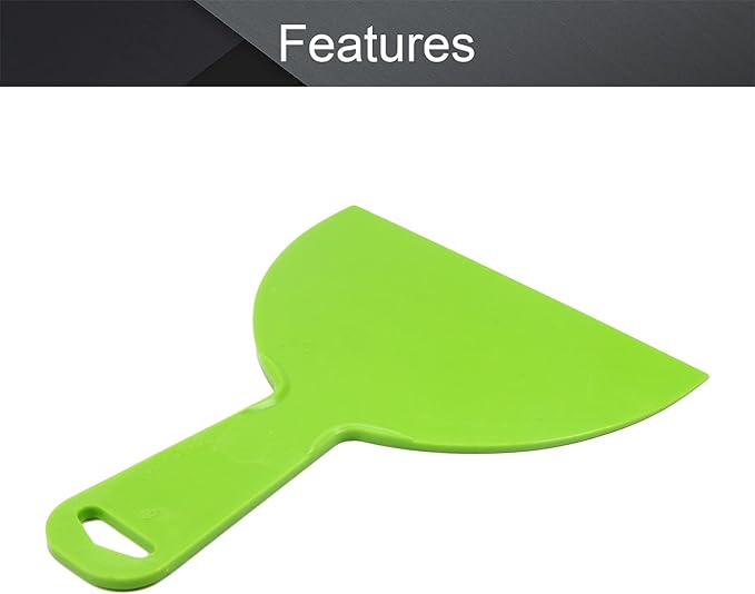 Utoolmart Putty Scraper 6" Plastic Flexible Putty Knives Spreader for Taping Drywall Wall Painting Green 3Pcs