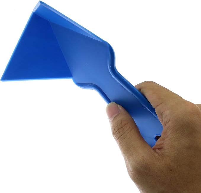 Maxmoral Drywall Corner Trowel for 90 Degree Angle Mud Finishing Tool Plastic Scraper for Mudding Drywall Interior Corner Taping Knife