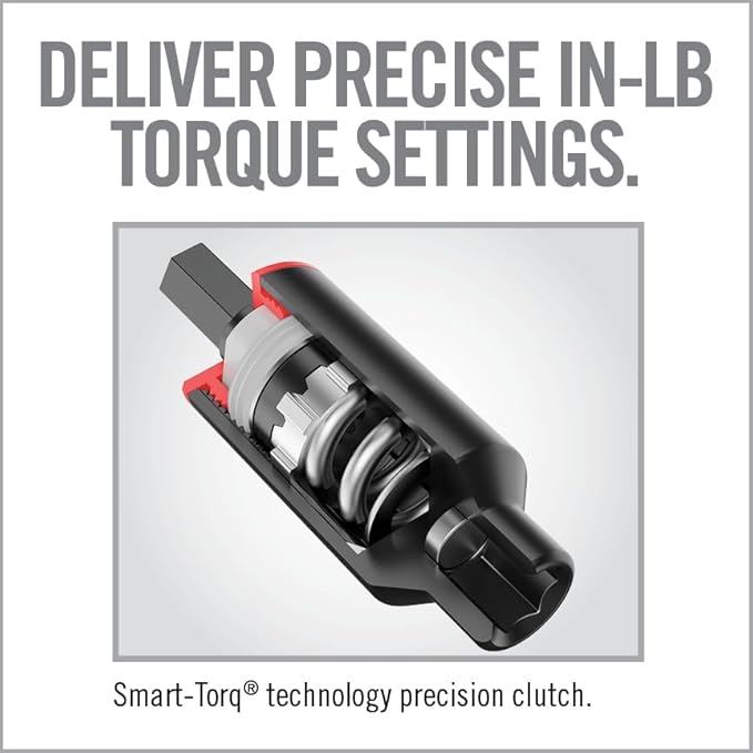 Real Avid Smart-Torq Fixed Limiter & X3 Driver Kit ??Torque Screwdriver & Ratcheting Driver Tool Set with 6 Fixed Torque Limiters, 12 Bits, 1/2" Socket with 1/4" Adapter & Storage Case for Maintenance