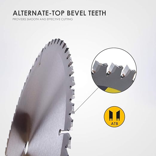 Luckyway 12 Inch Miter Saw Blades 32T General Purpose & 80T Fine Finish with 1 Inch Arbor TCT (Tungsten Carbide Tipped) Saw Blade for Cutting Wood 2-Pack