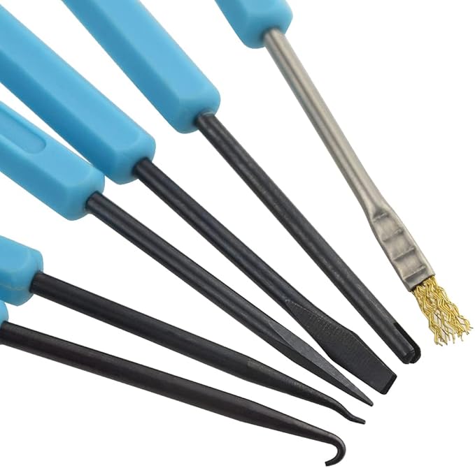 Professional Solder Assist Tool Solder Auxiliary Tool Double Sided Aid Repair Soldering kit with Wire Cutter for Soldering and Desoldering (12 Pieces)