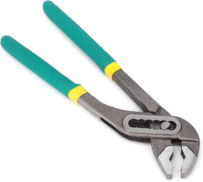 Water Pump Pliers, Heavy Duty Adjustable 45# Steel Plumbing Pliers with Pipe Wrench for Plumbers and Industrial Use (20.3cm/8in)