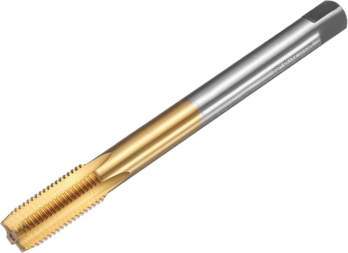 uxcell Metric Thread Tap M13 x 1.5 H2 130mm Straight Flute Screw Thread Milling Machine Taps Threading Tapping Repair Tool