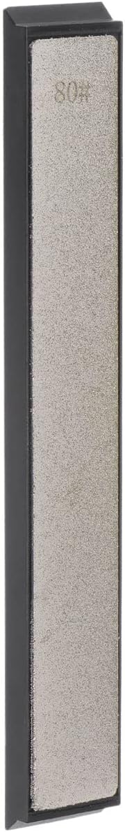 uxcell Diamond Sharpening Stones 80 Grit Whetstone Knife Sharpener Stone with Non-Slip Base