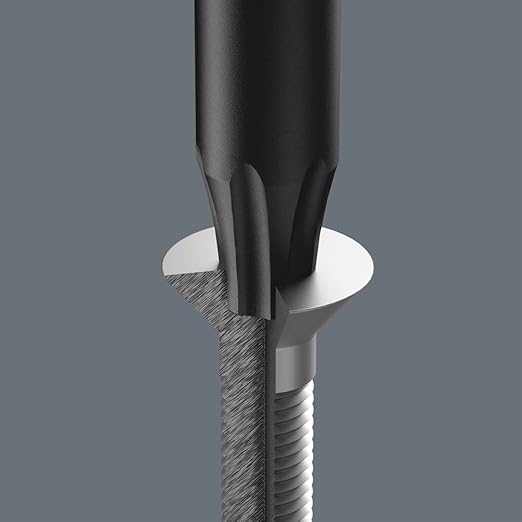 Wera 05118035001 Kraftform Micro 2067 Torx TX Electronics Precision Screwdriver, TX1 Head, 40mm Blade Length