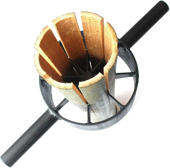 Bamboo Splitter 8 Cut;Made of Steel.A Tool for Dividing Bamboo Into 8 Pieces Evenly (large Size 8Cuts)