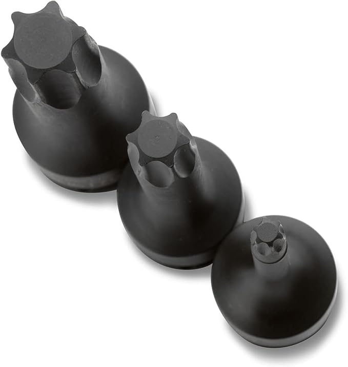 NEIKO 01138B 1/2??Drive Torx Star Driver Bit Socket Set | 8 Piece | T30 to T70 | 3??Length | Cr-Mo Impact Grade