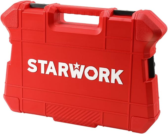STARWORK TRUE MECHANIC??305-Piece Mechanics Tool Set, 120T SAE&Metric Reversible Ratcheting Wrench, Professional