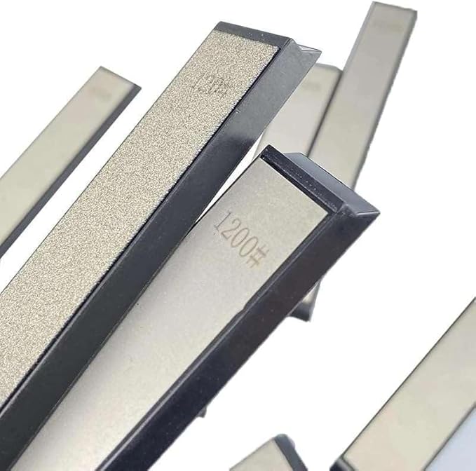 14 Pcs Diamond Sharpening Stones Set, diamond knife sharpening stones with a Non-Slip Base for Ruixin Sharpener