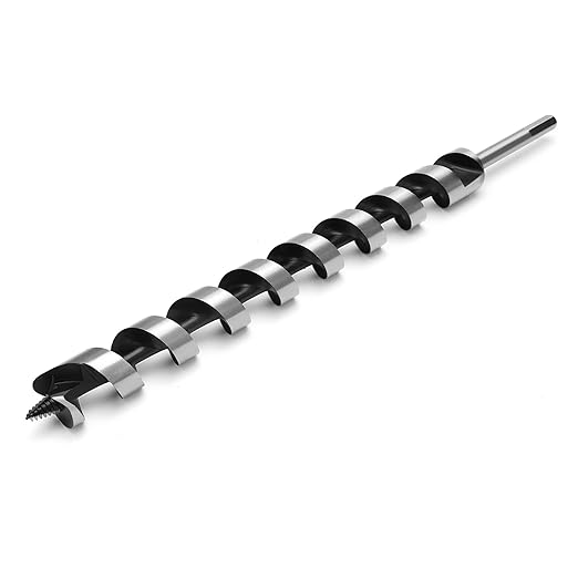 1-3/16 x 23.6 inch Auger Drill Bit for Wood,30mm x 600mm Hex Shank Ship Auger Bit for Soft Hard Wood, Plastic, Composite Materials and DIY Projects 1-3/16" (30mm)