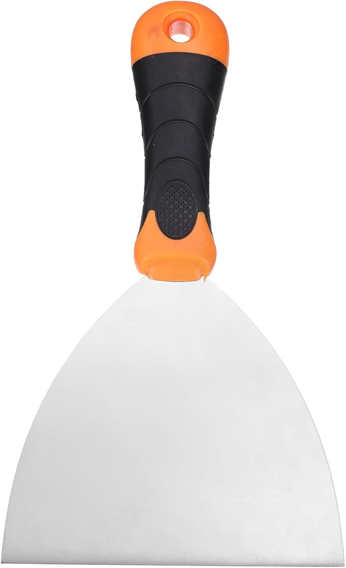 uxcell Putty Knife 5" Stainless Steel Paint Scraper Flexible Drywall Repair Mud Knives for Removing Cement Wallpaper Mud Adhesive Taping