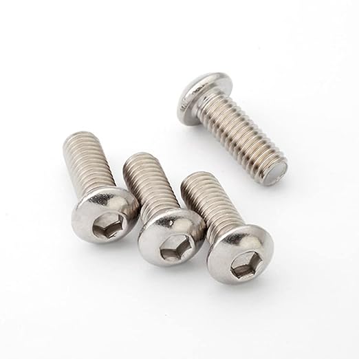 50 Pcs 1/4-20 x 1 Flat Head Socket Cap Bolts Screws,304 Stainless Steel 18-8,Allen Socket Drive,Bright Finish,Fully Machine Thread