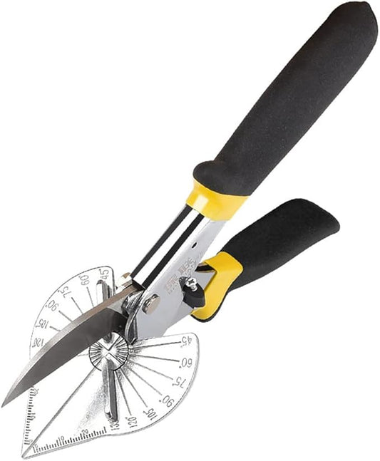 szhdx Multifunctional Shears, Multi Angle Shear Cutter - Cuts 45 to 135 Degree Miter Snips, Hand Tools for Soft Wood, Plastic, PVC