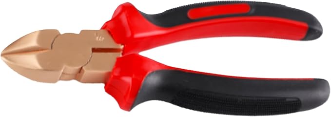 Non Sparking Diagonal Cutting Pliers Length 150mm (6 Inch) Aluminum Bronze Copper, Spark Free Safety, Non-Magnetic and Corrosion-Resistant