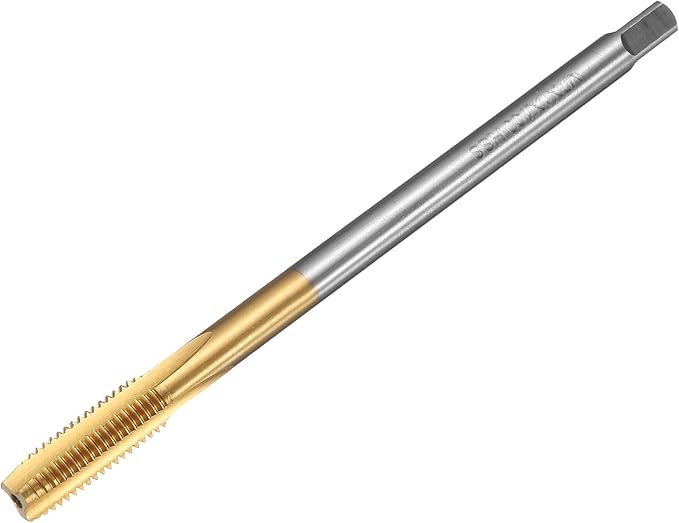 uxcell Metric Thread Tap M7 x 1 H2 100mm Straight Flute Screw Thread Milling Machine Taps Threading Tapping Repair Tool