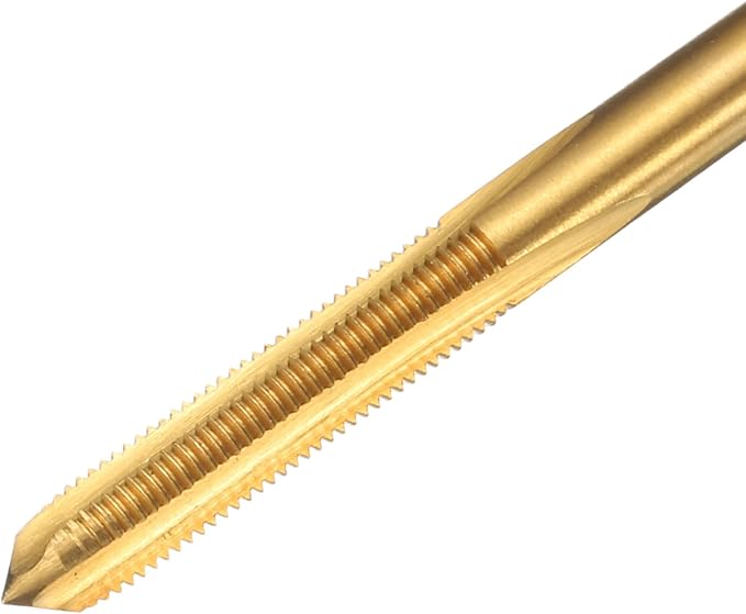 uxcell Metric Thread Tap M4 x 0.5 H2 100mm Straight Flute Screw Thread Milling Machine Taps Threading Tapping Repair Tool