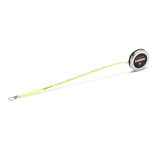 Crescent Lufkin 1/4" x 6' Executive짰 Diameter Yellow Clad A19 Blade Pocket Tape Measure - W606PD