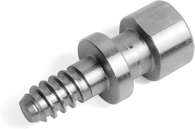 Safe Lock Woodworm Screw for Woodturning Lathe Chuck, Fits Sorby, Record Power, Nova, Harbor Freight Bauer 23222A-B, Vicmarc Chucks.