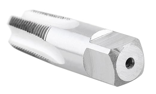 Accusize Industrial Tools 3/8'' to 18 H.S.S. Taper Pipe Tap-Npt, 2-9/16'' Oal, 1-1/16'' Thread Length, 4 Flutes, American Standard, NPT-38