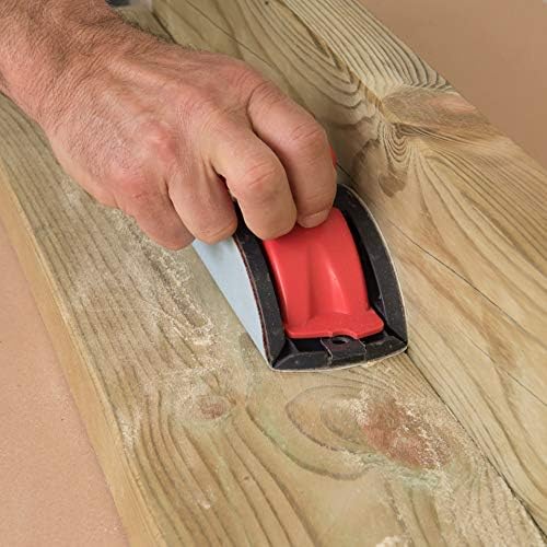6??Collapsible Hand Detail Sander Tool - Adjustable Manual Block Sander Sanding Block Sanders for Woodworking Hand Tools Block Plane - Dry and Wet Sanding - Wood Metal and Drywall - Corners and Angles