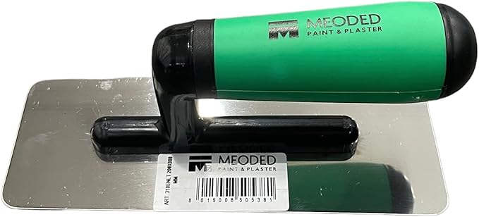 Stainless Steel Plaster Trowel, (7.8x3.1inch) Venetian Plaster Trowel, Plaster Tool, Small 200x80mm, Meoded Paint & Plaster
