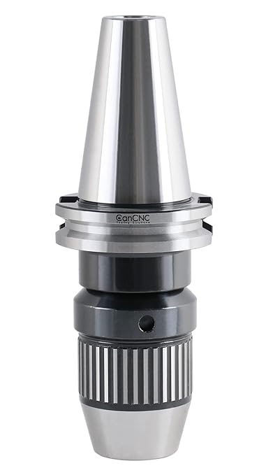 Accusize Industrial Tools 0-1/2'' Cat40 CNC Integral Keyless Drill Chuck, 0222-0890
