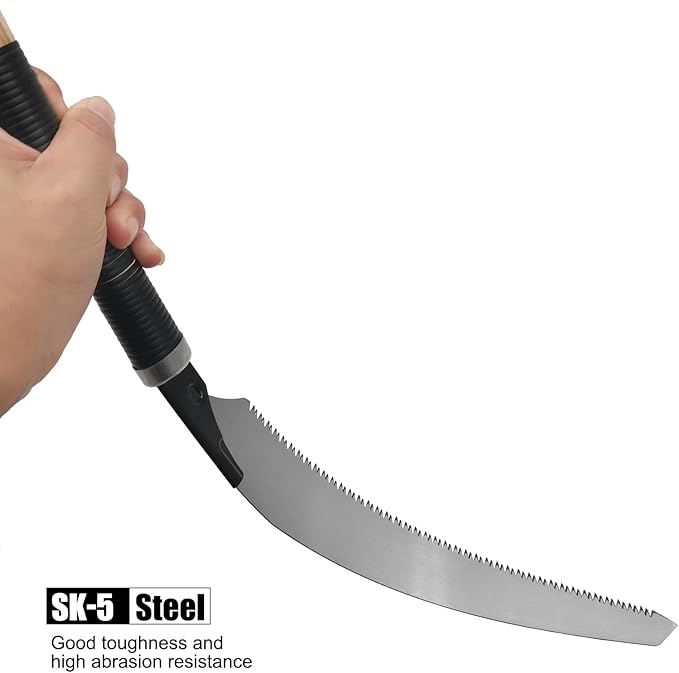Japanese Pull Saw, 10 Inch Hand Saw with Detachable Blade for Woodworking & Gardening (17TPI)