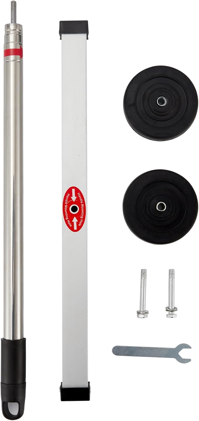 Magnetic Sweeper Pickup Tools set of 2 - Yard Heavy-Duty Magnet Sweeper with Telescoping Holder and Wheels; Flexible Magnet Stick Pick Up Nails,use for Mechanic,Automotive,Construction,Lawn,Roofing