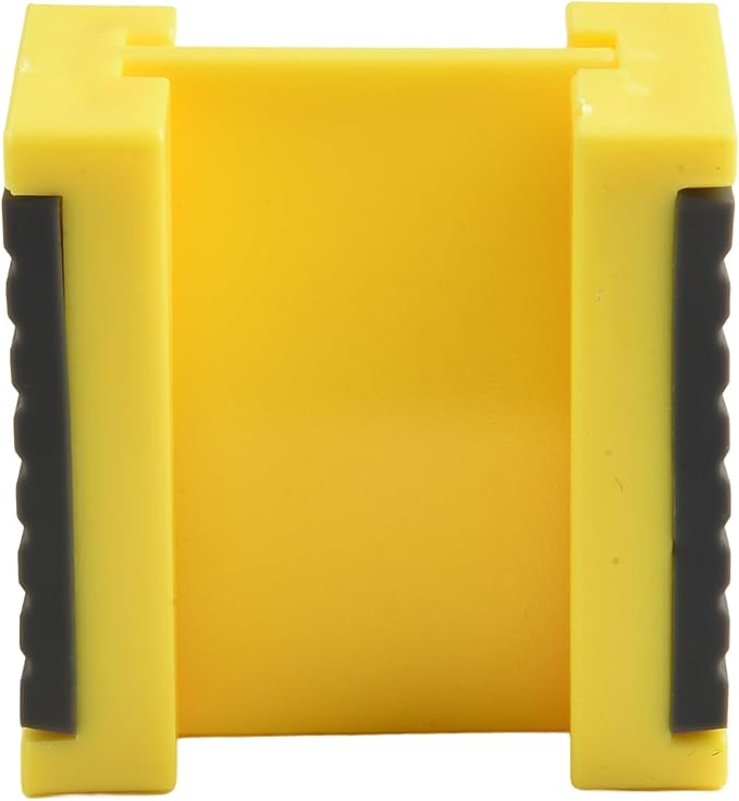 Edge Tape Holder and Edge Banding Trimmer Tool for Woodworking, Adjustable Edge Tape Fixer with Uniform Pressure and Anti-Misalignment Guide, Small Wood Wedge Tool, Yellow(Big)