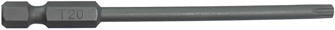 T20 x 3-1/2" Torx/Star Driver Bit - Quick Change Shank Bit for Screws and Fasteners (50)