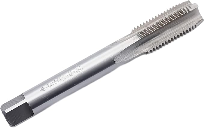 Metric Thread Tap, M14 X 1.5 HSS Machine Right Hand Thread Tap M14 X 1.5mm
