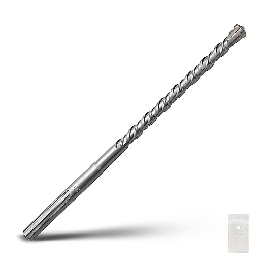 25/32 x 15 inch SDS Max Rotary Hammer Drill Bit,20x380mm Carbide Tip Masonry Drill Bit,Concrete Drill Bit for Masonry, Brick, Stone, Concrete (Length :380mm / 15 inch, 20mm (25/32 in) Diameter)