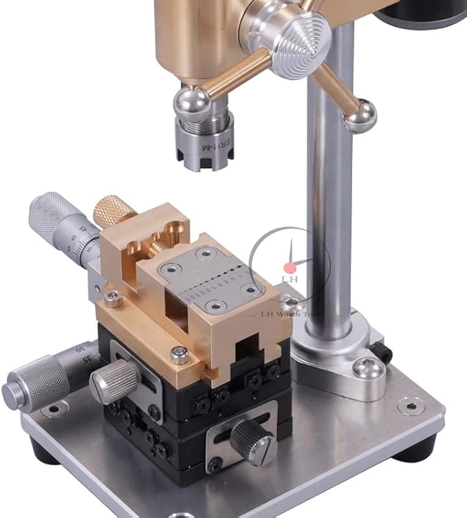 Multifunction Precision Variable Speed Benchtop Drill Press, Mini Drill Press with Slide for Watch Repair and Jewelry Making Crafts Tool Portable Bench Drilling Machine for Metal Wooden Making