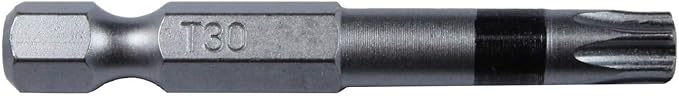 T30 Torx/Star Driver Bit - Color Coded 2" Quick Change Shank for Screws and Fasteners (T-30 Size)