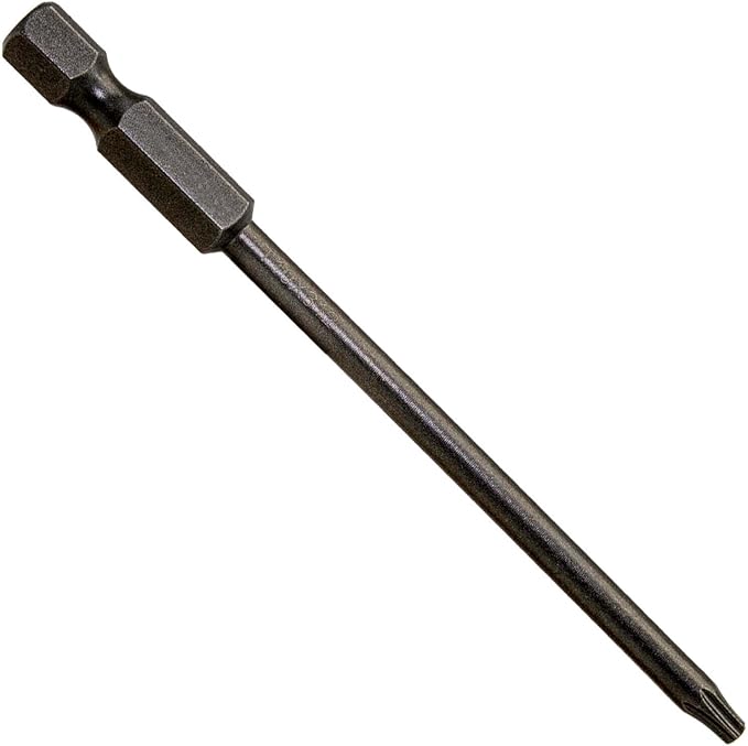 T10 x 3-1/2" Torx/Star Driver Bit - Quick Change Shank Bit for Screws and Fasteners Requiring (50)