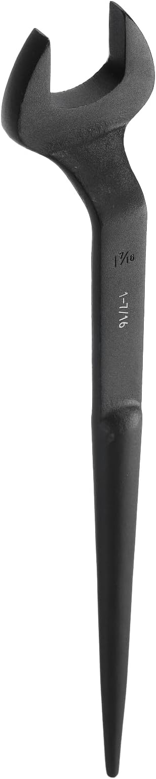 HARFINGTON Single Open End Spanner Wrench 1-7/16-inch 15 Degree Angle Single Open End SAE Construction Spanner Wrenches with 60째Offset Handle for Automotive Mechanical Maintenance