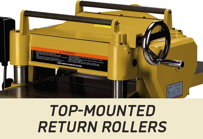 Powermatic 15-Inch Planer, Helical Cutterhead, 3 HP, 230V 1Ph (Model 15HH)