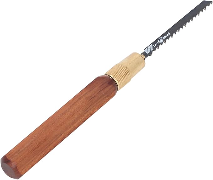 5 Manual Saw Kit Versatile Hand Saw Kit with Hex Rosewood Handle and 5 Blades for Detachable Woodworking Hand Saw, for Home and Professional Projects