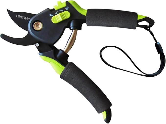 Soft Grip Pruning Shears for Weak & Arthritic Hands ??Easy-Cut Garden Clippers with Comfort Handle Design