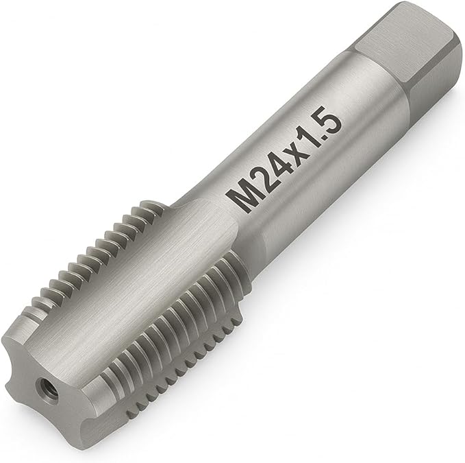 M24x1.5 Metric Thread Tap 6542 High-Speed Steel Tap for Internal Threading and Repair
