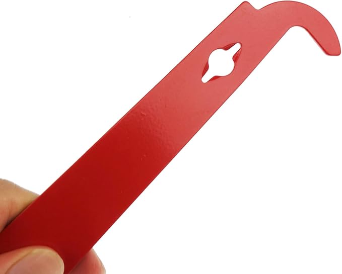 4 Pack Steel Beekeeping Hive Tool Hive Scraper Tool Bee Frame Lifter and Scraper Equipment for Beekeepers, 2 Types